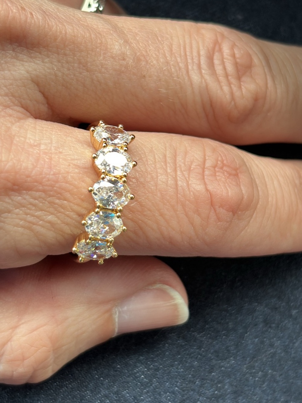 New Kendra Scott Gold Cailin Ring size 9